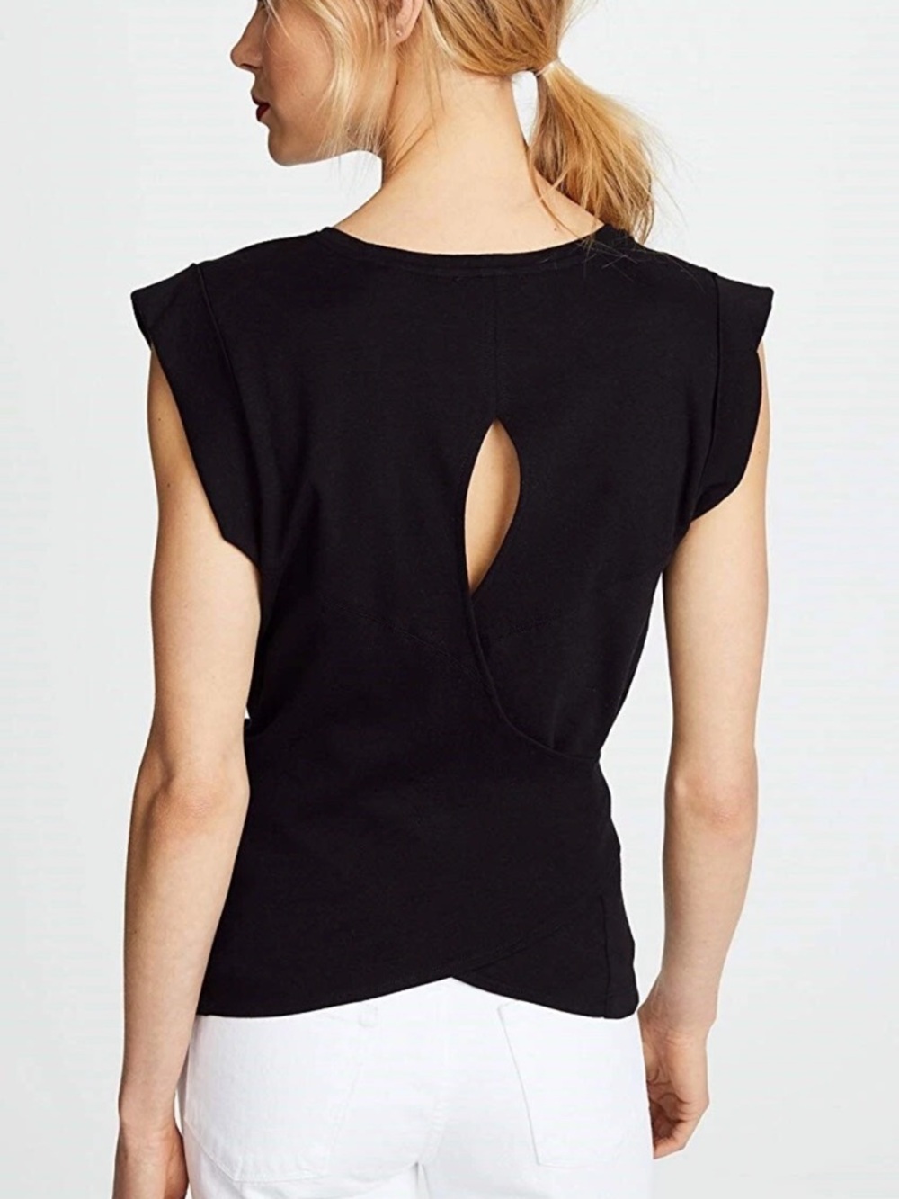 VINCE Wrap Waist Top